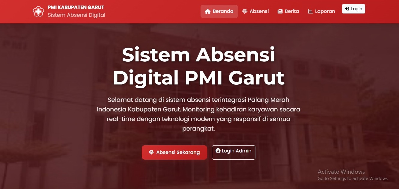 Evaluasi dan Penyempurnaan Aplikasi Absensi Jadi Fokus PMI Kabupaten Garut