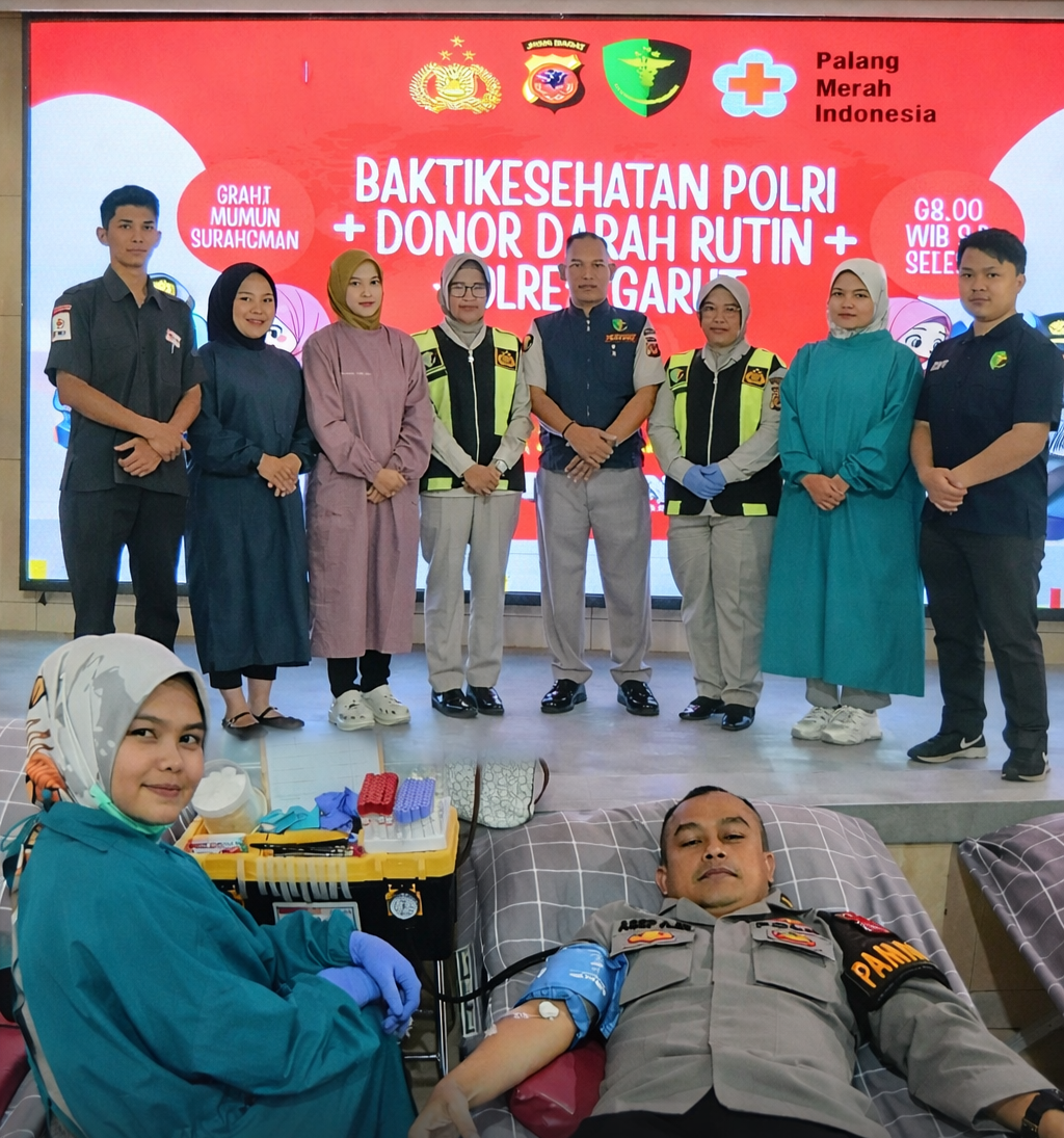 DONOR DARAH POLRES GARUT