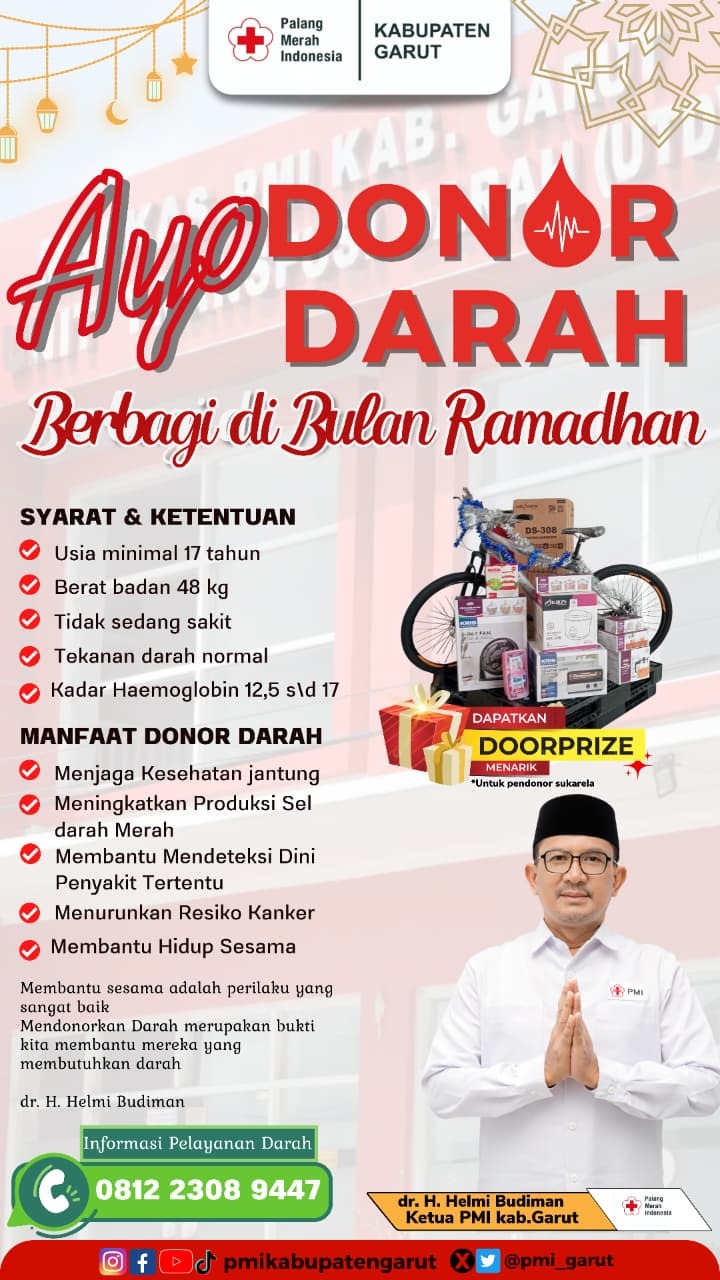 AYO DONOR DARAH DI BULAN PUASA