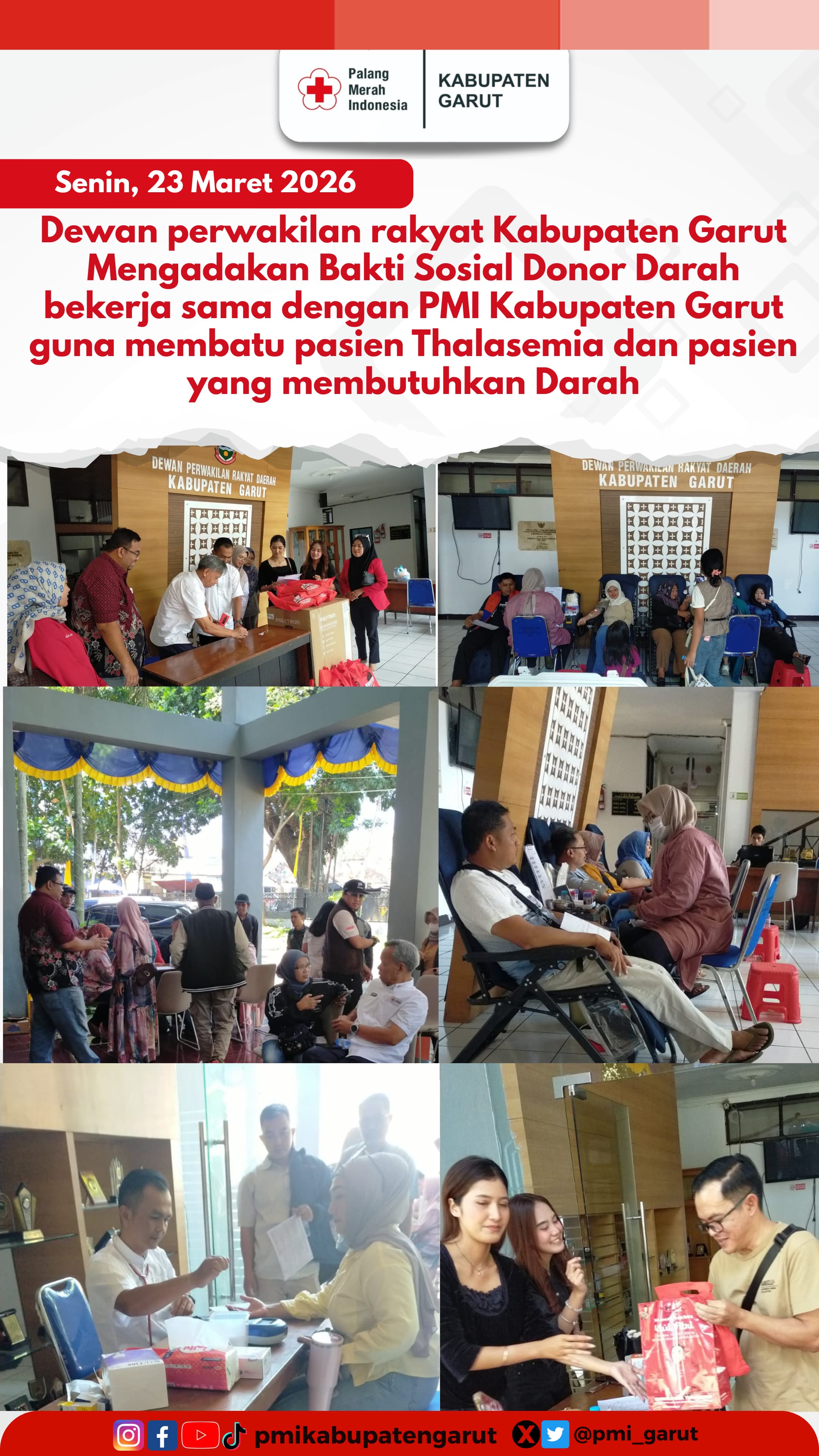 DONOR DARAH GEDUNG DPRD KAB GARUT