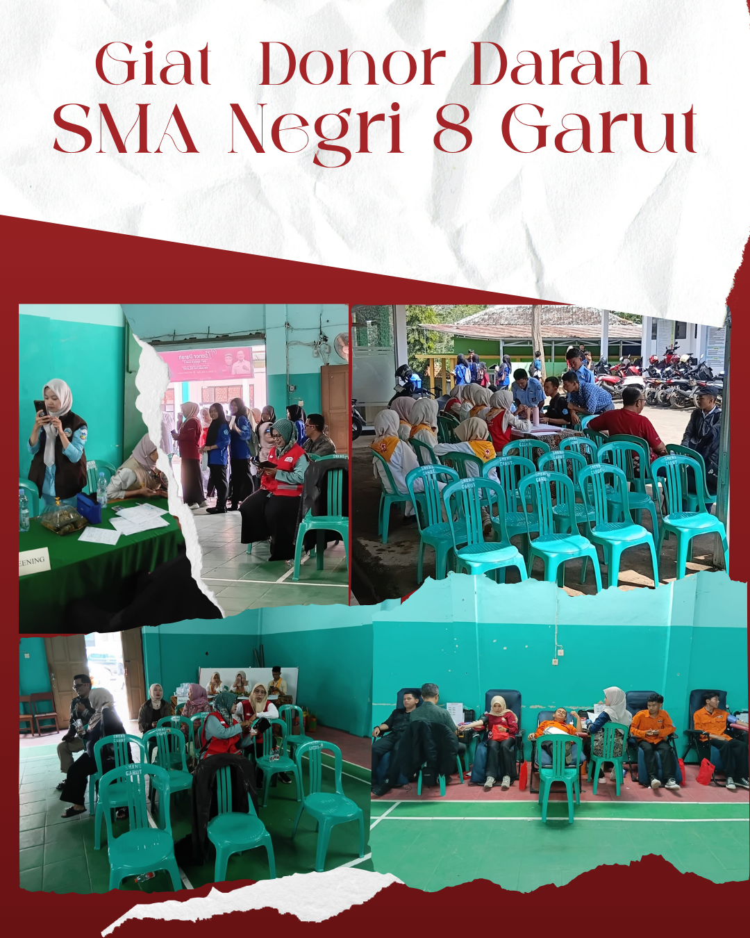 Donor darah SMA N 8 Garut